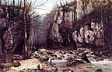 The Stream of the Puits-Noir at Ornans by Gustave Courbet